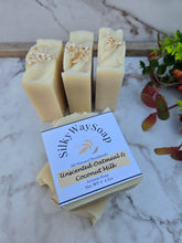Load image into Gallery viewer, Unscented Oatmeal and Coconut Milk Soap