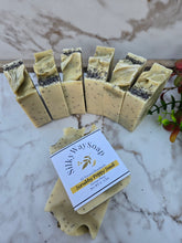 Load image into Gallery viewer, Scrubby Poppy Seed Soap
