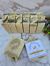 Load image into Gallery viewer, Scrubby Poppy Seed Soap