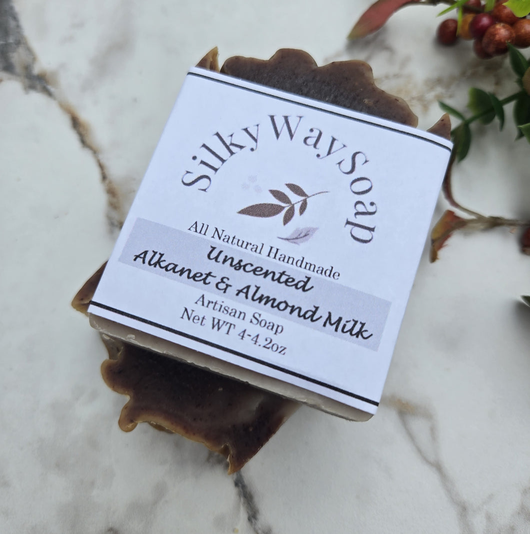 Unscented Alkanet & Almond Milk Soap