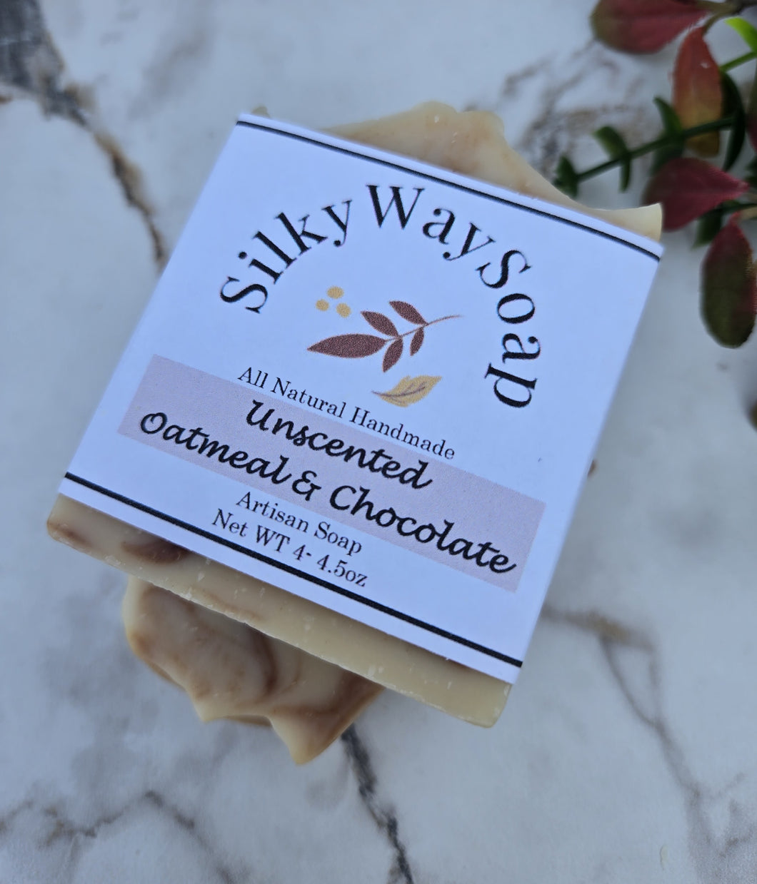 Unscented Oatmeal and Chocolate Soap